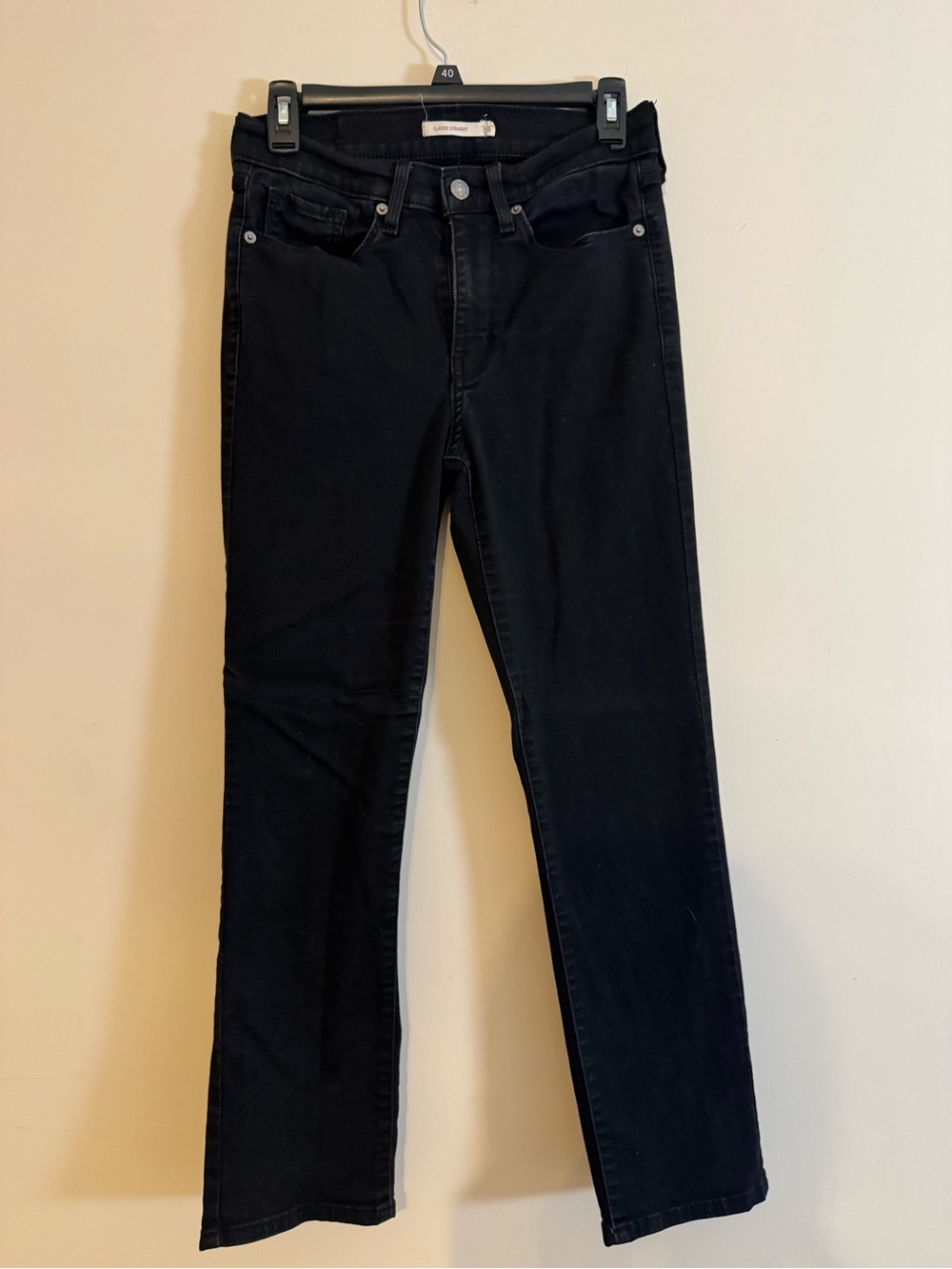 Levi’s Classic Straight Black Women's Jeans
